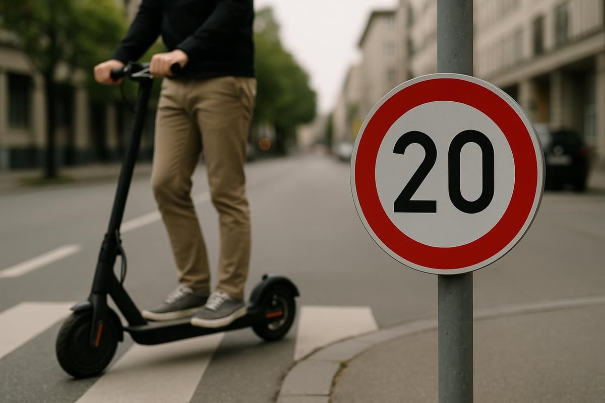 limitation de vitesse trottinette électrique