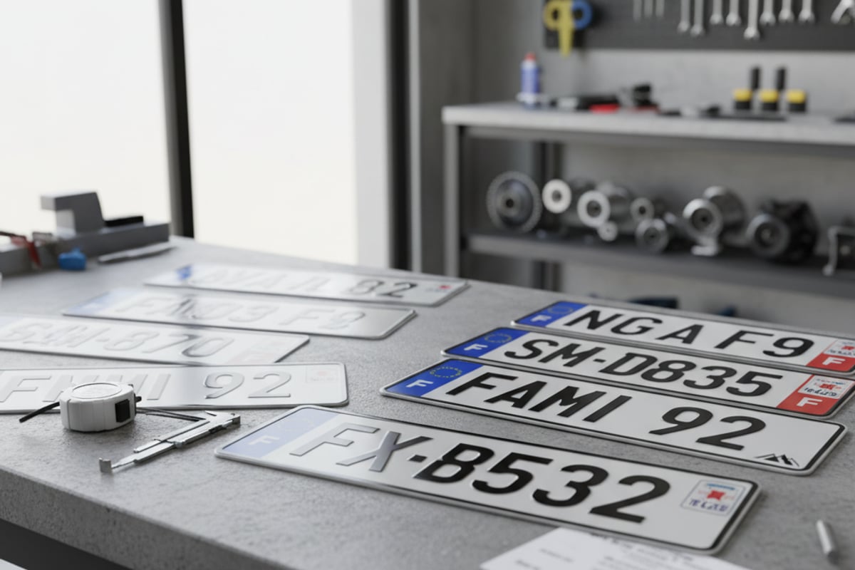 plaques personnalisées