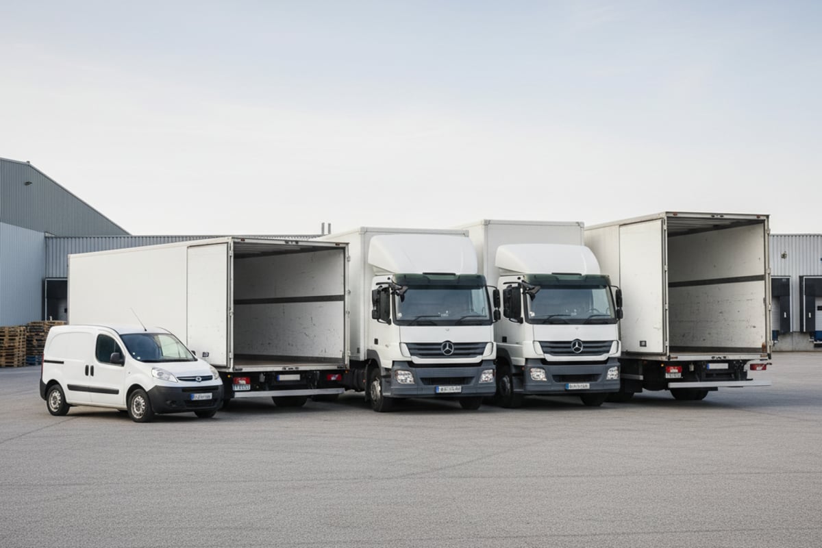 taille de camion de déménagement