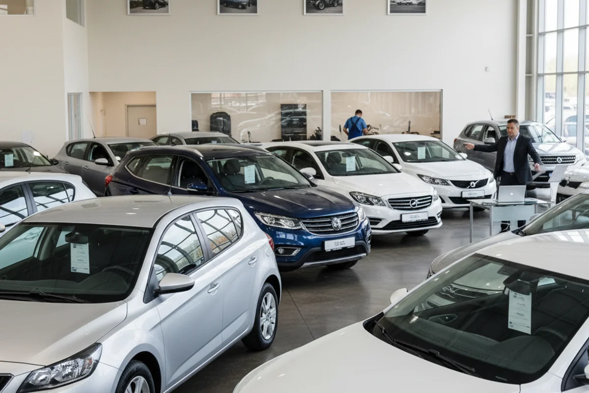 dealership showroom