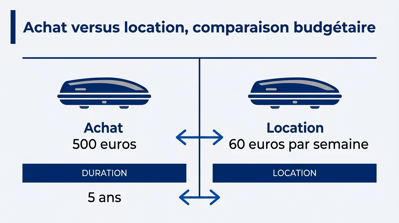 Achat versus location, comparaison budgétaire