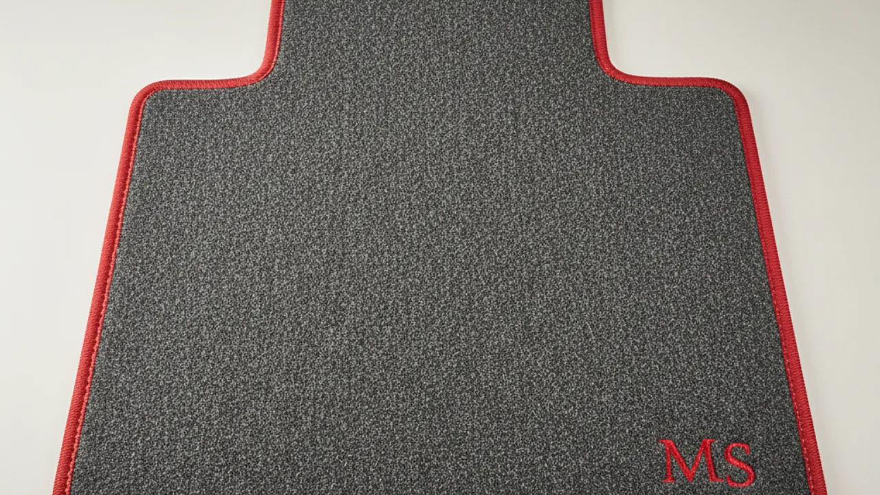 Tapis de voiture personnalise avec broderie