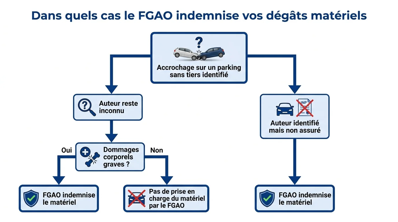 Dans quels cas le FGAO indemnise vos dégâts matériels