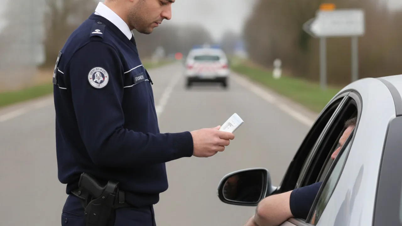 Controle salivaire au bord de la route lors d'un depistage de stupefiants